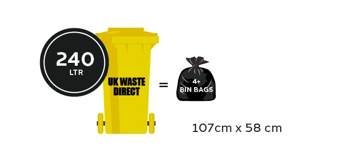 UK Waste Direct 240 Litre Trade bin